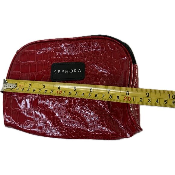 Sephora Cosmetic Bag Red 8”x6” - Picture 5 of 6